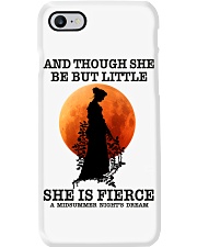 And though she be but little She is fierce Phone Case tile