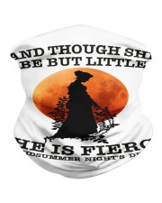 And though she be but little She is fierce Neck Gaiter tile