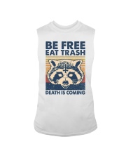 Eat Trash Death is Coming Sleeveless Tee tile