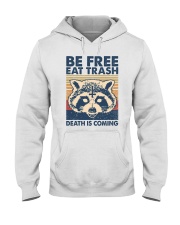 Eat Trash Death is Coming Hooded Sweatshirt tile
