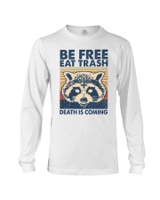 Eat Trash Death is Coming Long Sleeve Tee tile