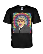 Einstein Acid V-Neck T-Shirt tile