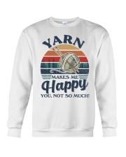 Yarn Makes Me Happy Crewneck Sweatshirt tile