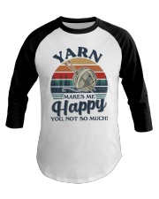 Yarn Makes Me Happy Baseball Tee tile