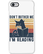 Cat Don't Bother Me I'm Reading Summer Vintage Phone Case tile