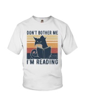 Cat Don't Bother Me I'm Reading Summer Vintage Youth T-Shirt tile
