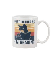 Cat Don't Bother Me I'm Reading Summer Vintage Mug tile