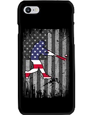 Baseball US Flag Back Phone Case tile