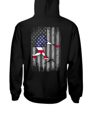 Baseball US Flag Back Hooded Sweatshirt tile