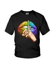 Womens LGBT Lips Youth T-Shirt tile