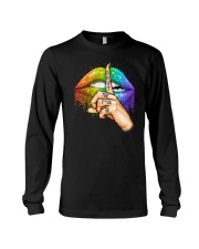 Womens LGBT Lips Long Sleeve Tee tile