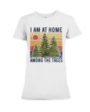 I Am At Home Among Trees Premium Fit Ladies Tee tile