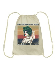 Never Mind My Hair I'm Doing Yours Drawstring Bag tile