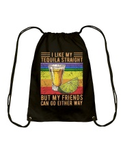 I Like My Tequila Straight Drawstring Bag tile