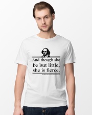 Hamlet And Though She Be But Little She Is Fierce Classic T-Shirt lifestyle-mens-crewneck-front-15