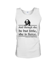 Hamlet And Though She Be But Little She Is Fierce Unisex Tank tile