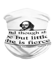 Hamlet And Though She Be But Little She Is Fierce Neck Gaiter tile