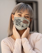 Never Underestimate An Old Lady Who Loves Books Cloth Face Mask - 3 Pack aos-face-mask-lifestyle-17