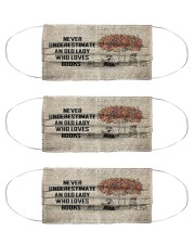 Never Underestimate An Old Lady Who Loves Books Cloth Face Mask - 3 Pack front