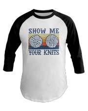 Show me your knits Baseball Tee tile