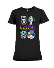 Animal Funny LGBT Pride Gift Premium Fit Ladies Tee tile