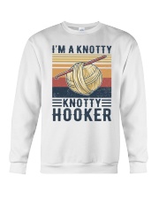 I'm a knotty knotty hooker Crewneck Sweatshirt tile