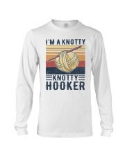 I'm a knotty knotty hooker Long Sleeve Tee tile