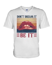 Don't dream it Be it V-Neck T-Shirt tile