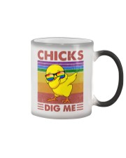 Chicks Dig Me Color Changing Mug tile