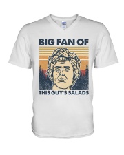 Big fan of this guy's salads V-Neck T-Shirt tile