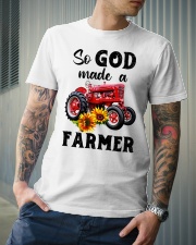So god made a farmer Classic T-Shirt lifestyle-mens-crewneck-front-6