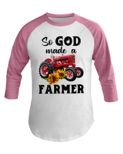 So god made a farmer Baseball Tee tile