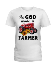 So god made a farmer Ladies T-Shirt tile