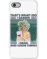Garden Thats What I Do I Garden I Drink And I Kno Phone Case tile