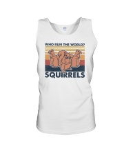 Who run the world Squirrels Unisex Tank tile