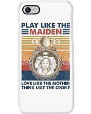 Play like the maiden Love like the mother Think Phone Case tile