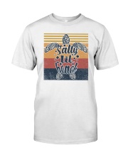 Retro Turtle Salty Lil' beach Classic T-Shirt front