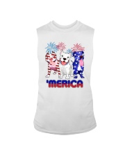 American Pitbull Merica Sleeveless Tee tile