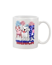American Pitbull Merica Mug tile