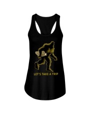 Bigfoot Let's Take A Trip Ladies Flowy Tank tile