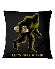 Bigfoot Let's Take A Trip Square Pillowcase tile
