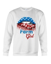 Farm Girls American Lips Crewneck Sweatshirt tile