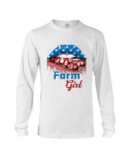 Farm Girls American Lips Long Sleeve Tee tile