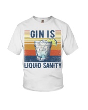 Gin is liquid sanity Youth T-Shirt tile
