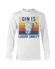 Gin is liquid sanity Long Sleeve Tee tile