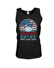 Vintage Brother shark doo Unisex Tank tile