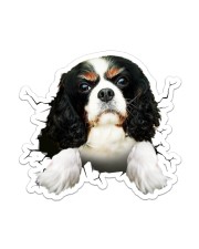 Funny spaniel breaking glass Sticker - Single (Vertical) front
