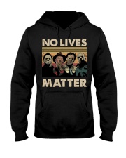 Horror Halloween Characters No Lives Matter Retro Hooded Sweatshirt tile