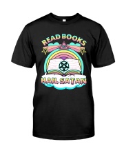 Read books Hail satan Premium Fit Mens Tee tile