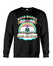 Read books Hail satan Crewneck Sweatshirt tile